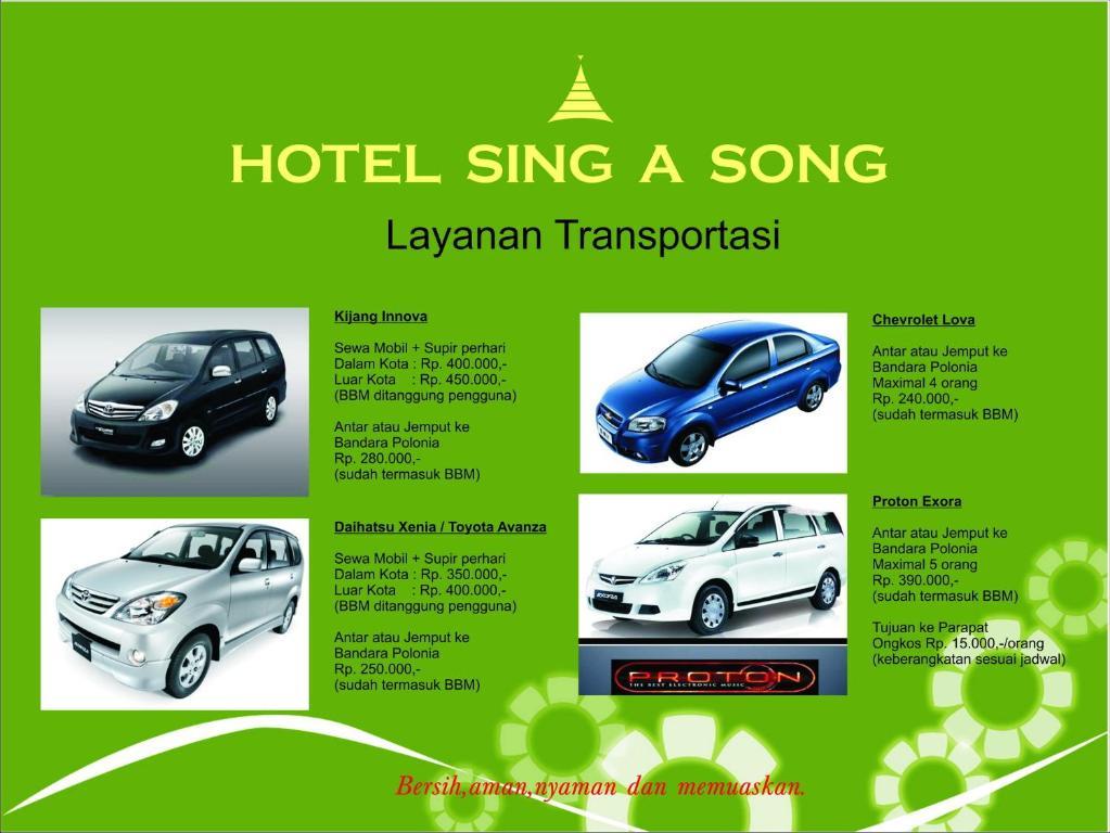 Hotel Sing A Song Pematang Siantar Eksteriør bilde